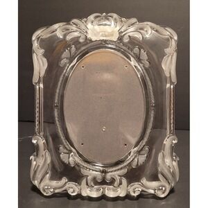 Mikasa Frame Princess Crystal Floral Picture Frame 11" Germany Heavy